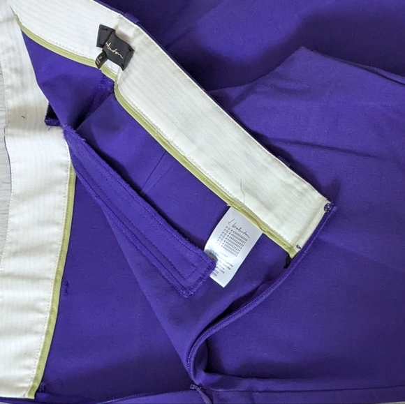 Aritzia T.Babaton Purple Tailored Dress Pants Women’s Size 8 Side Zipper - Picture 12 of 12